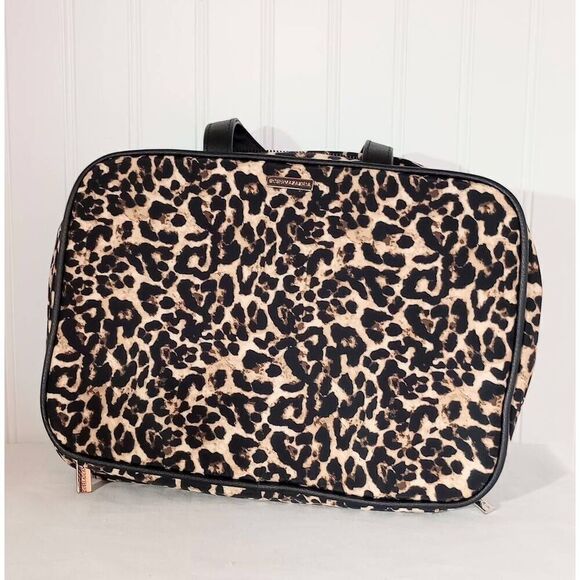 BCBG Maxazria animal print cosmetic, travel bag - Picture 1 of 11